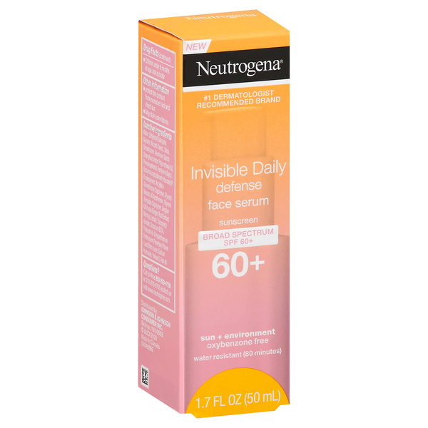Image for Neutrogena Sunscreen, Invisible Daily Defense, Face Serum, Broad Spectrum SPF 60+,1.7fl oz from McDonald Pharmacy