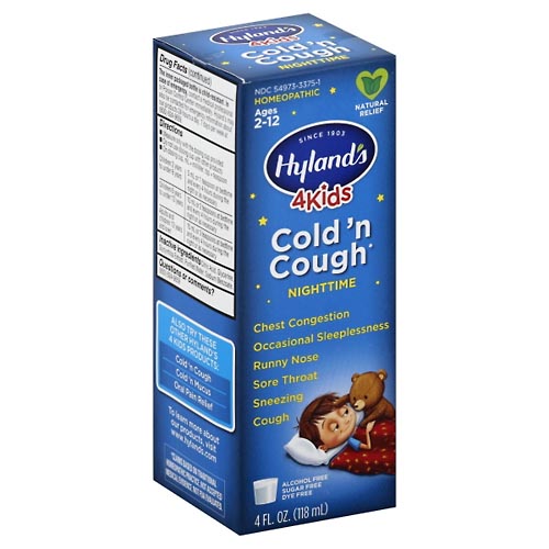 Image for Hylands Cold 'n Cough, Nighttime,4oz from McDonald Pharmacy