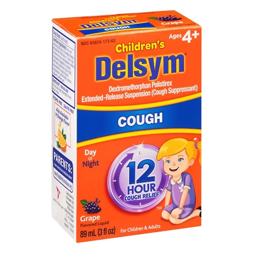 Image for Delsym Cough Relief, Grape Flavored, Liquid,89ml from McDonald Pharmacy