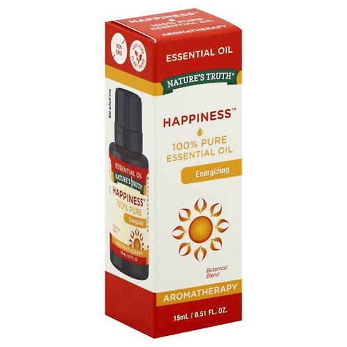 Image for Natures Truth Essential Oil, 100% Pure, Happiness, Energizing,15ml from McDonald Pharmacy